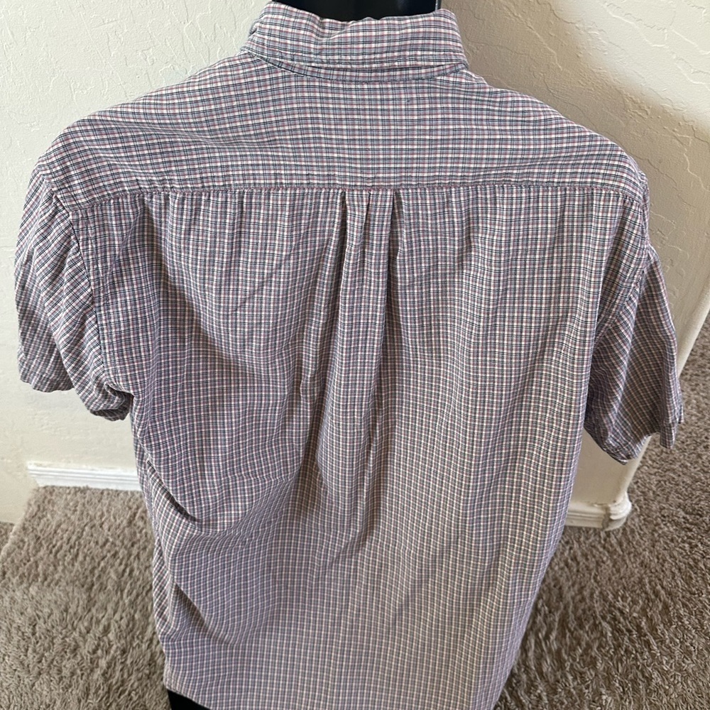 Men’s pre own as is Ralph Lauren Jeans CO size small S button front shirt sleeve - Picture 5 of 6